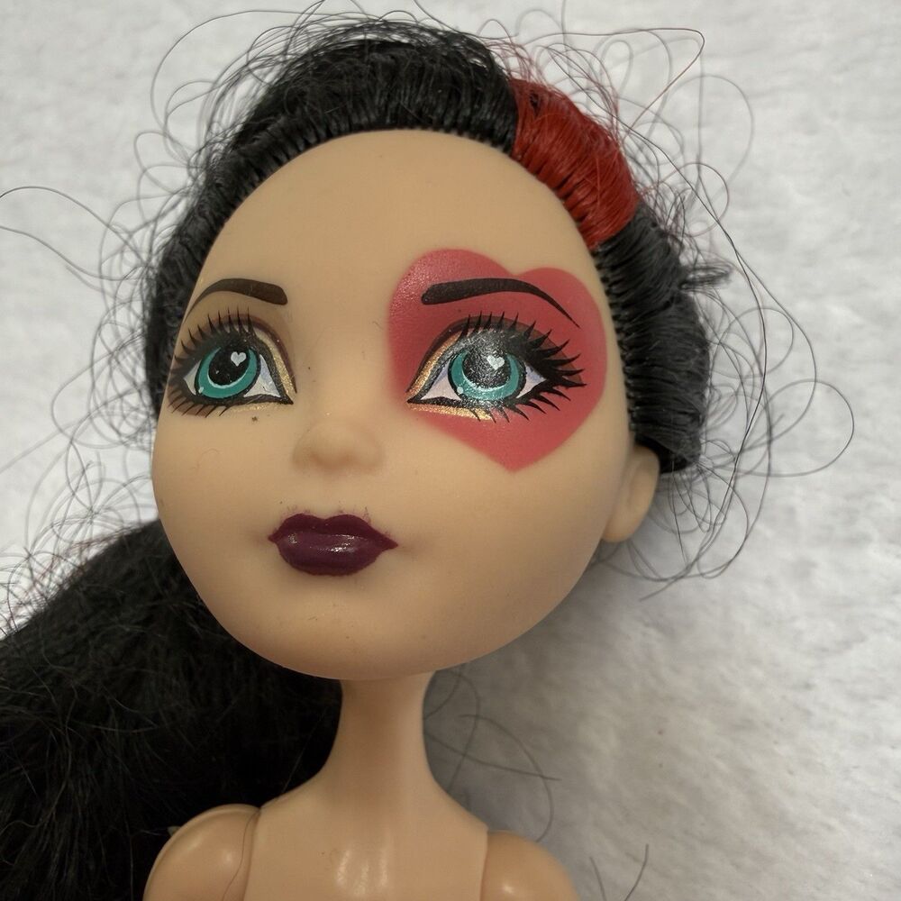 Ever After High Lizzie Hearts Doll Book Party Mattel 2015 Queen Of Hearts